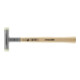 Halder Schonhammer Supercraft Kopf-D.20mm Hickory rückschlagfrei hart Nyl.weiß-4