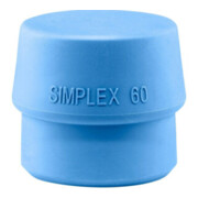 Halder Schonhammerkopf Simplex D 60 mm weich, blau-1