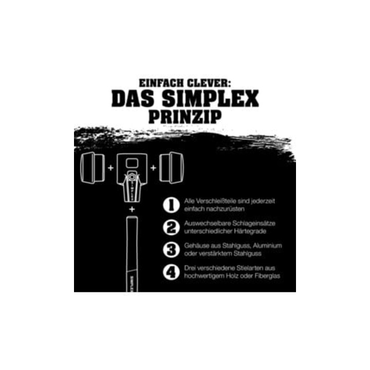 Halder Schonhammerkopf Simplex Durchmesser 30 mm