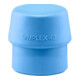 Schonhammerkopf SIMPLEX Kopf-Ø 40mm TPE-soft blau weich HALDER-2