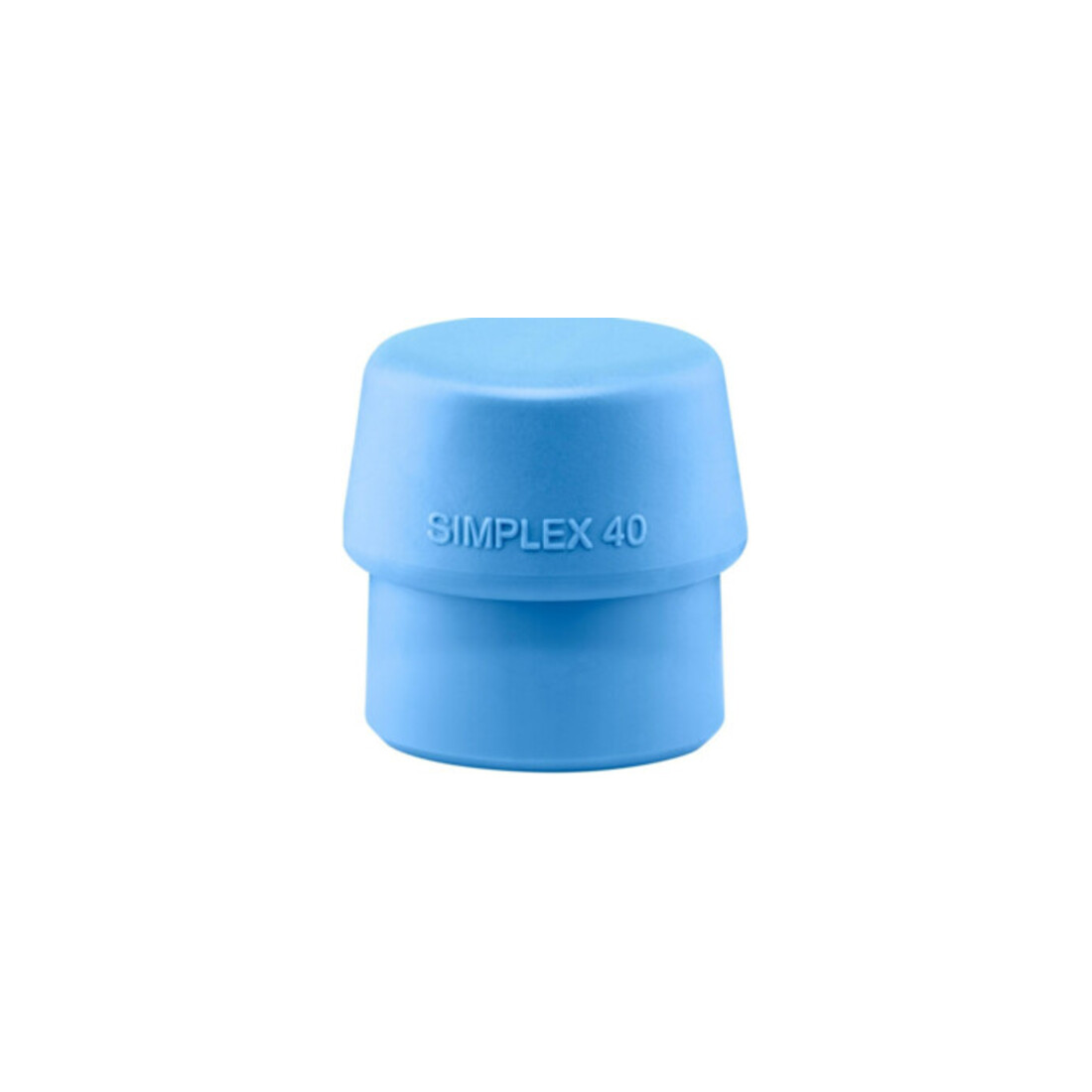 Schonhammerkopf SIMPLEX Kopf-Ø 40mm TPE-soft blau weich HALDER
