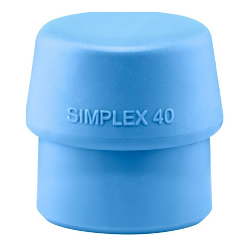 Schonhammerkopf SIMPLEX Kopf-Ø 40mm TPE-soft blau weich HALDER