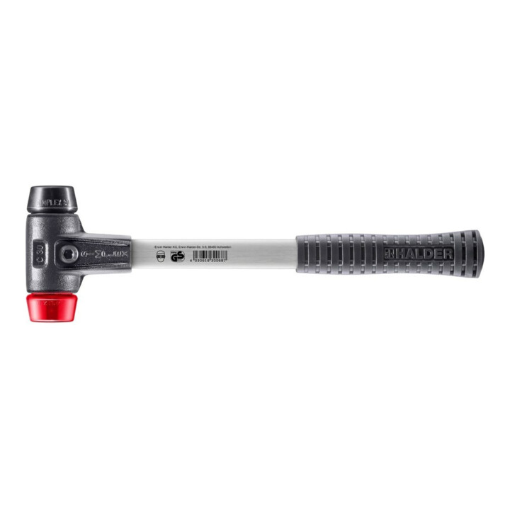 Halder SchonhammerSimplex Fiber. 30mm Gummi/Plastik
