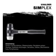 Halder SchonhammerSimplex Fiber. 30mm Gummi/Superpl.-2