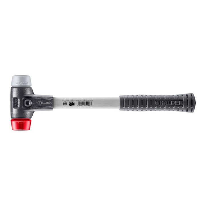 Halder SchonhammerSimplex Fiber. 30mm TPE-mid/Plast.