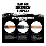 Halder SchonhammerSimplex Fiber. 30mm TPE-soft/Gummi-4