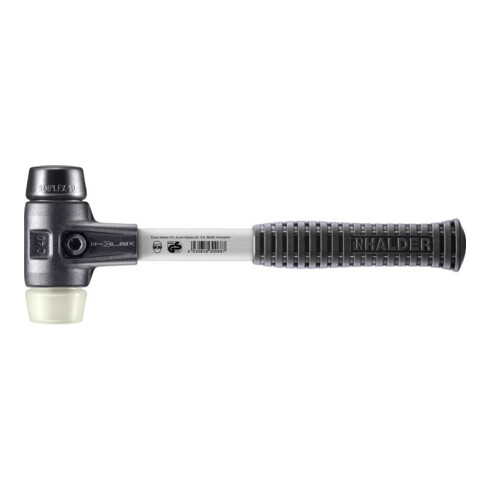 Halder SchonhammerSimplex Fiber. 40mm Gummi/Nylon