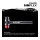 Halder SchonhammerSimplex Fiber. 40mm Gummi/Plastik-5