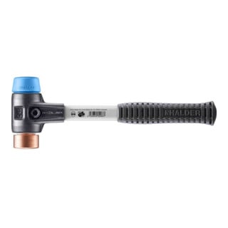 Halder SchonhammerSimplex Fiber. 40mm TPE-soft/Kupf.