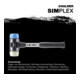 Halder SchonhammerSimplex Fiber. 40mm TPE-soft/Nylon-5