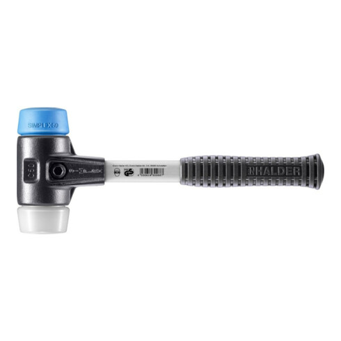 Halder SchonhammerSimplex Fiber. 50mm TPE-soft/SP.