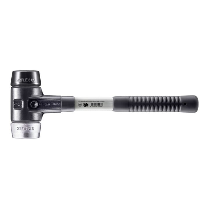 Halder SchonhammerSimplex Fiber. 60mm Gummi/Weichm.