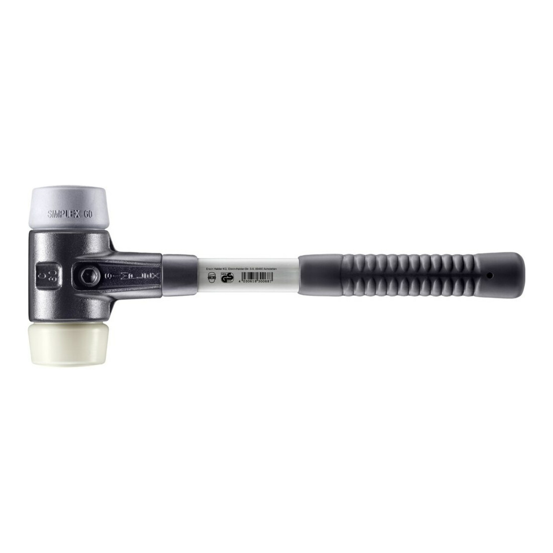 Halder SchonhammerSimplex Fiber. 60mm TPE-mid/Nylon