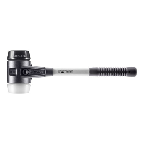 Halder SchonhammerSimplex Fiber. 80mm Gummi/Superpl.