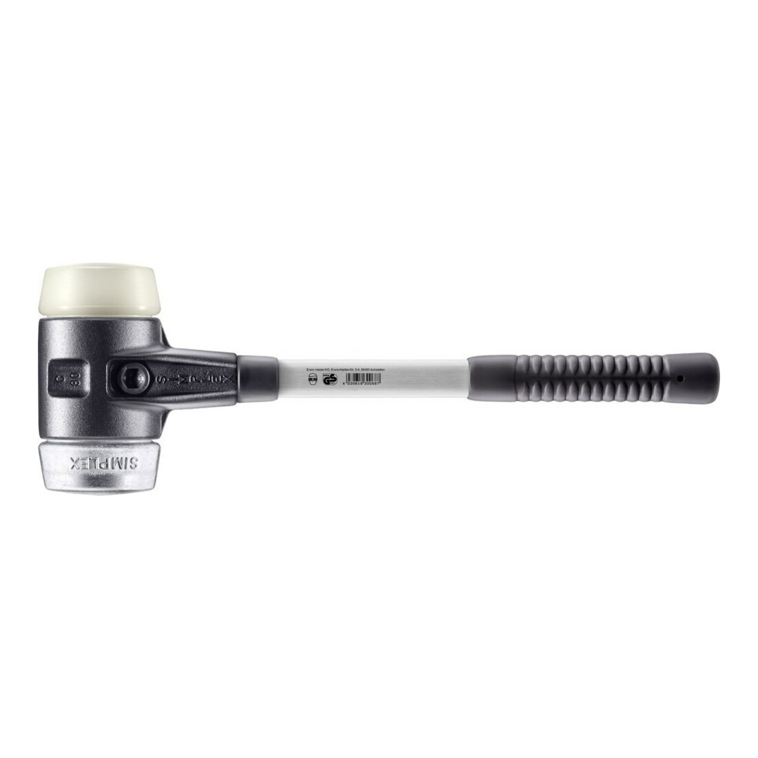 Halder SchonhammerSimplex Fiber. 80mm Nylon/Weichm.