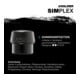Halder SchonhammerSimplex Fibre. 30 mm TPE-doux/Caoutchouc