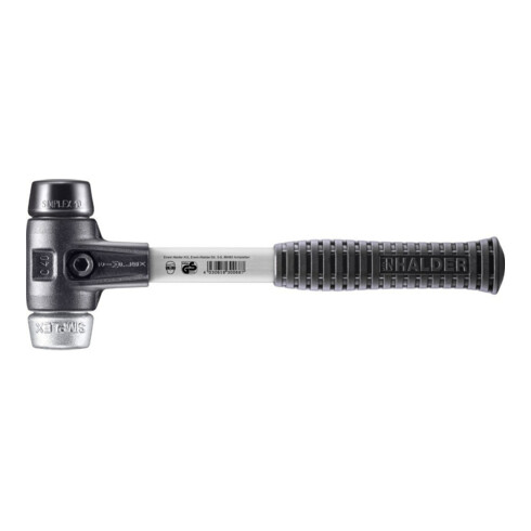 Halder SchonhammerSimplex Fibre 40 mm Caoutchouc/Mou