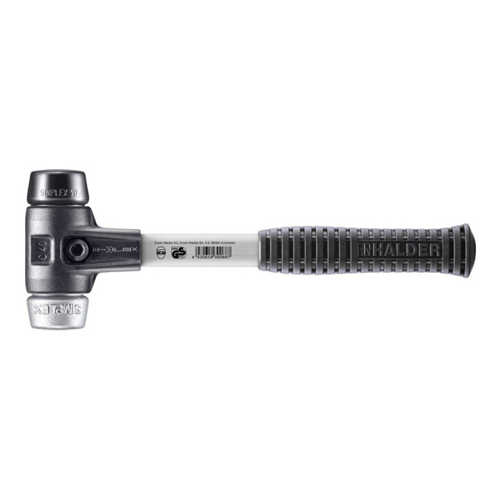 Halder SchonhammerSimplex Fibre 40 mm Caoutchouc/Mou