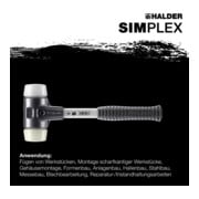 Halder SchonhammerSimplex Fibre 40 mm Superpl./Nylon-5