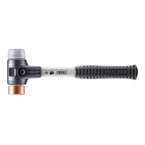 Halder SchonhammerSimplex Fibre. 40mm TPE-milieu/Cuivre