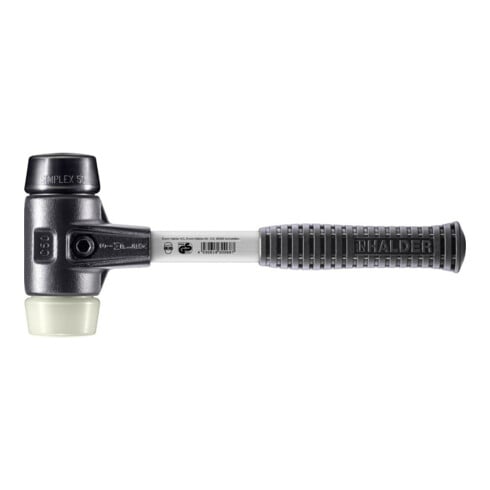 Halder SchonhammerSimplex Fibre. 50mm Caoutchouc/Nylon