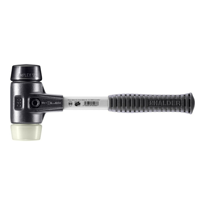 Halder SchonhammerSimplex Fibre. 50mm Caoutchouc/Nylon