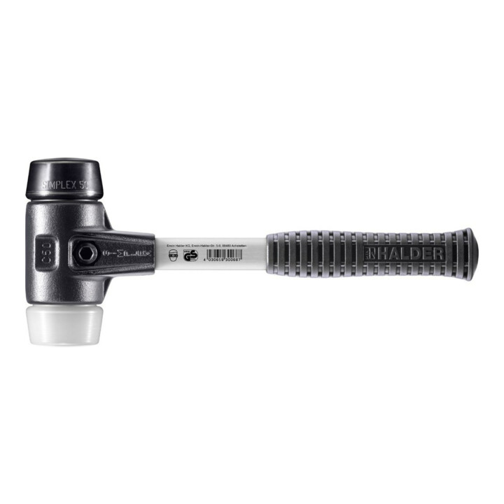 Halder SchonhammerSimplex Fibre. 50mm Caoutchouc/Superpl.