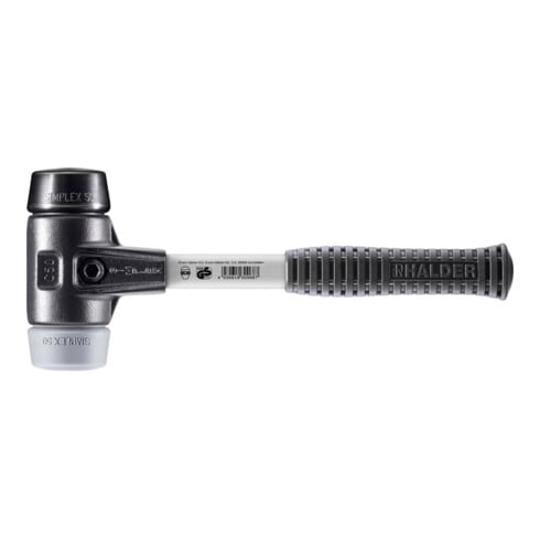 Halder SchonhammerSimplex Fibre. 50mm Caoutchouc/TPE-moyen