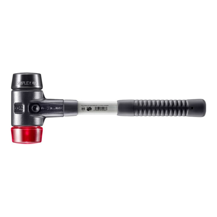 Halder SchonhammerSimplex Fibre 60 mm Caoutchouc/Plastique