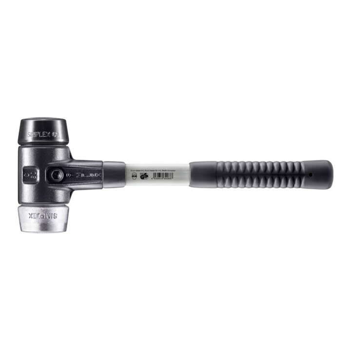 Halder SchonhammerSimplex Fibre. 60mm Caoutchouc/Mou