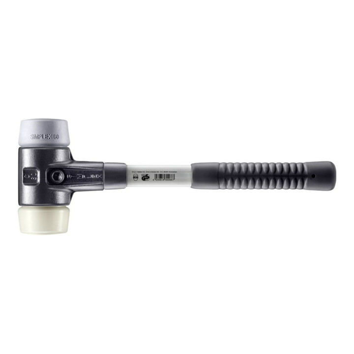 Halder SchonhammerSimplex Fibre. 60mm TPE-moy/Nylon