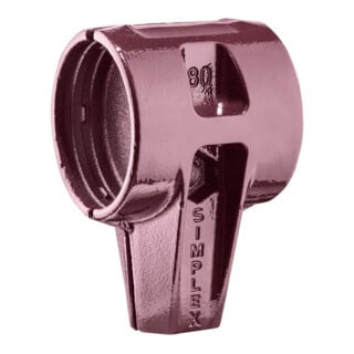 Halder SIMPLEX-Schonhammergehäuse ohne Einsätze, ohne Stiel 80G mm