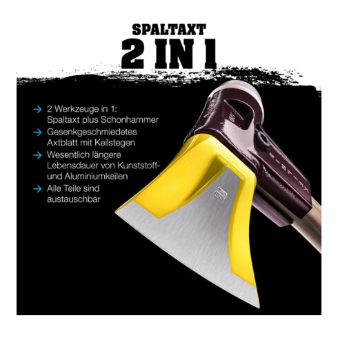 Halder Spaltaxt SIMPLEX D.50mm Hickory