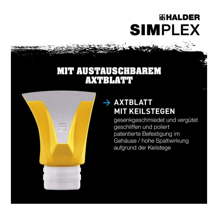 Halder Spaltaxt SIMPLEX D.50mm Hickory