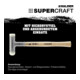 Halder SUPERCRAFT Marteau de protection 25mm avec 1 tête arrondie antirebond-4