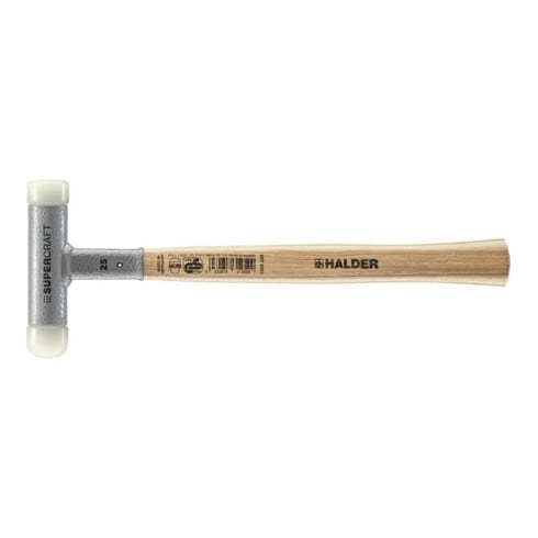 Halder SUPERCRAFT Marteau de protection 25mm avec 1 tête arrondie antirebond