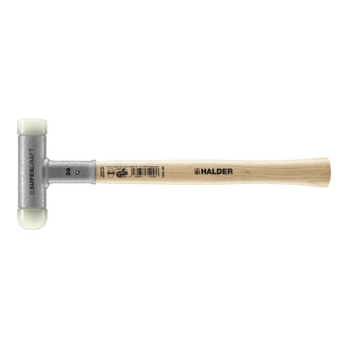 Halder SUPERCRAFT Marteau de protection 30 mm avec 1 tête arrondie antirebond