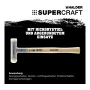 Halder SUPERCRAFT-Schonhammer 25mm m. 1 abger. Kopf rückschlagfrei-2