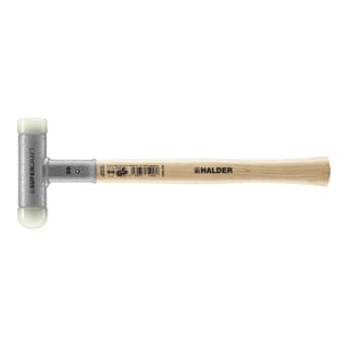 Halder SUPERCRAFT-Schonhammer 30mm m. 1 abger. Kopf rückschlagfrei