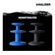 HALDER Support magnétique Ø65 mm noir