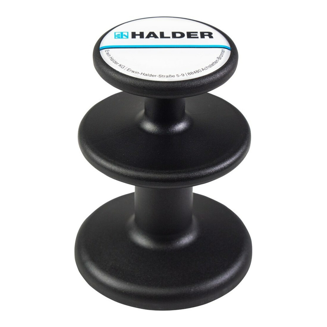 HALDER Support magnétique Ø65 mm noir