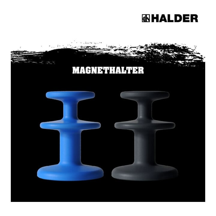 Halder Support magnétique bleu