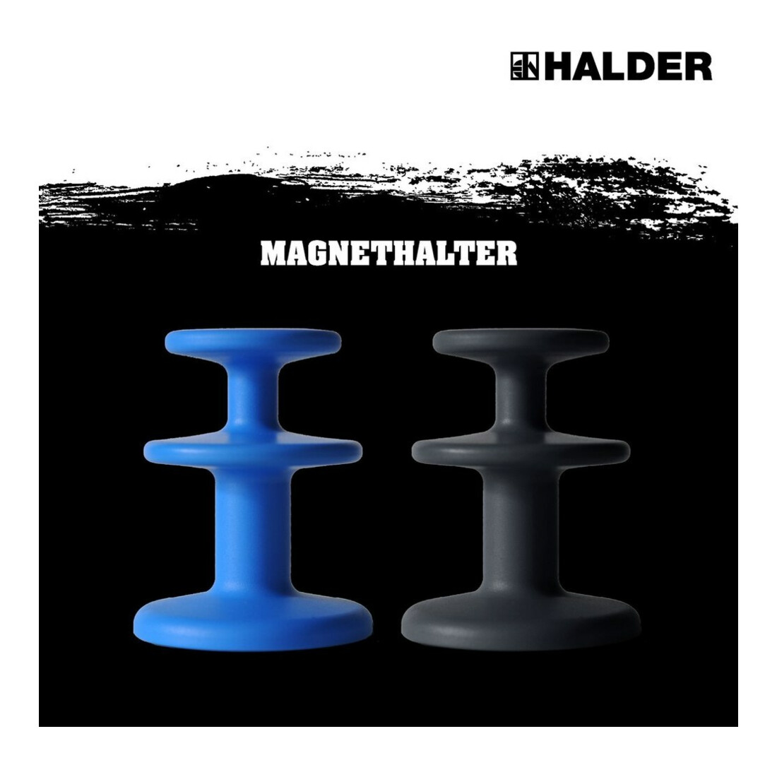 Halder Support magnétique bleu