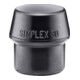 Halder Mazzuola a testa morbida Simplex, 30mm in gomma-1