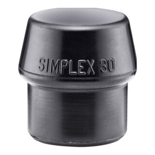 Halder Testa martello semplice 30mm gomma SIMPLEX