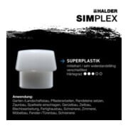 Halder Testa martello Schonhammerkopf Superplastik-5