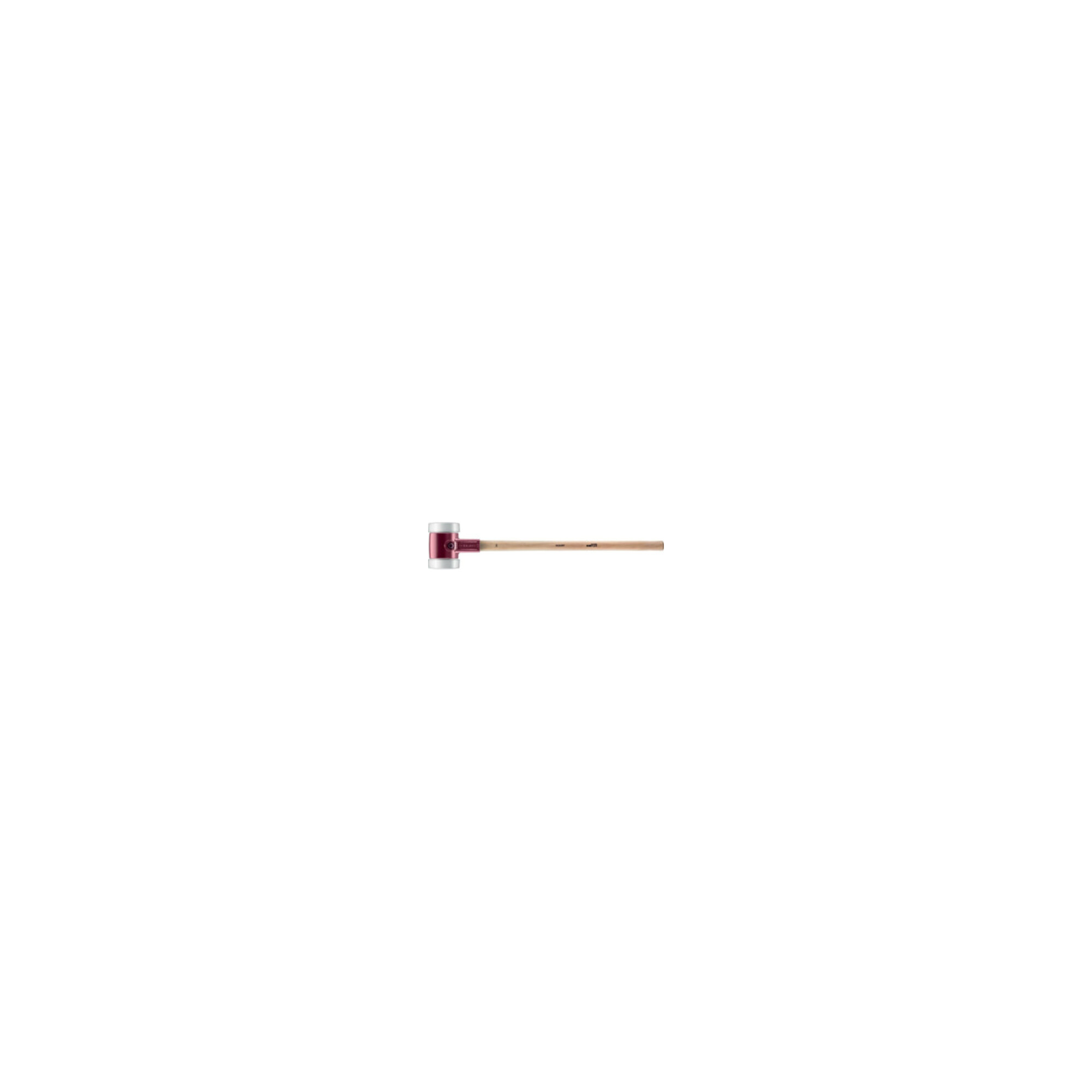 Halder Vorschlaghammer SIMPLEX Kopf-D.140mm mittelhart Superplastik weiß Hickory