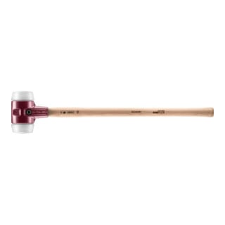 Halder Vorschlaghammer SIMPLEX Kopf-D.80mm mittelhart Superplastik weiß Hickory