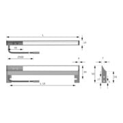 halemeier Innoline Plus nw 12V 3.2W L601-700mm mit IR Sensor-2