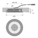 halemeier LED MiniFlat Aluminium Optik nw-4